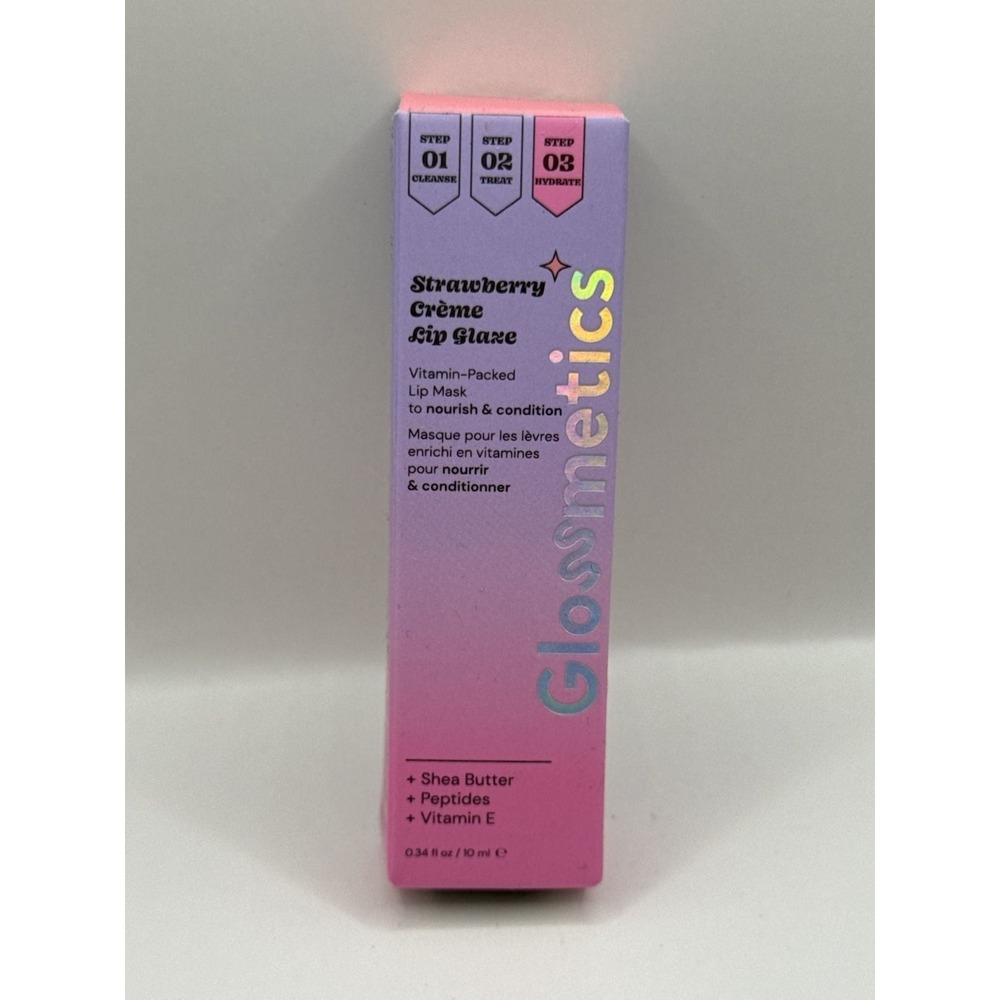 Glossmetics Strawberry Crème Lip Glaze Vitamin-Packed Lip Mask